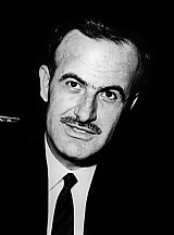 Syrian President Hafez al-Assad pictured 12 December 1970 in Damascus. Hafez al-Assad died 10 June 2000 of a heart attack in Damascus just before midday, according to medical source. AFP
